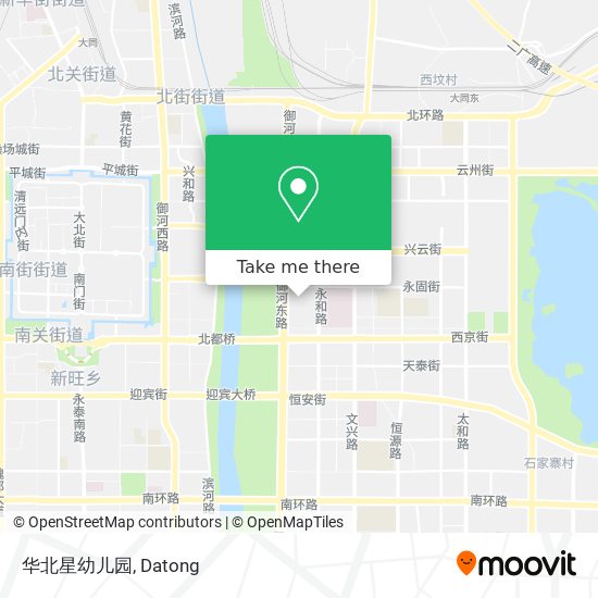 华北星幼儿园 map