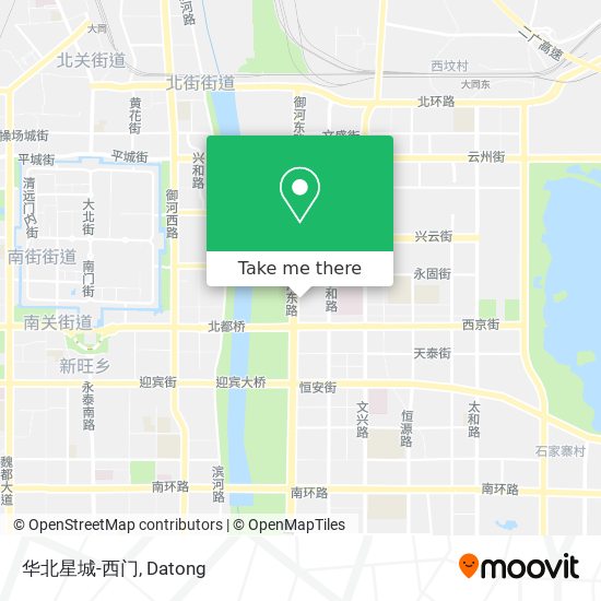 华北星城-西门 map