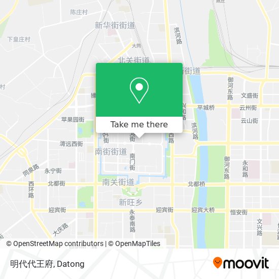 明代代王府 map