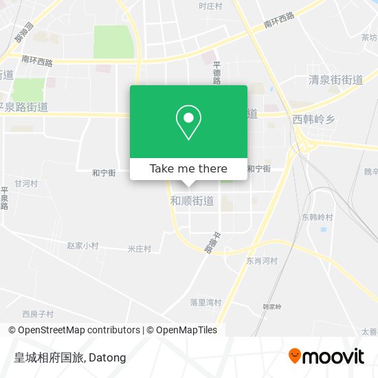 皇城相府国旅 map