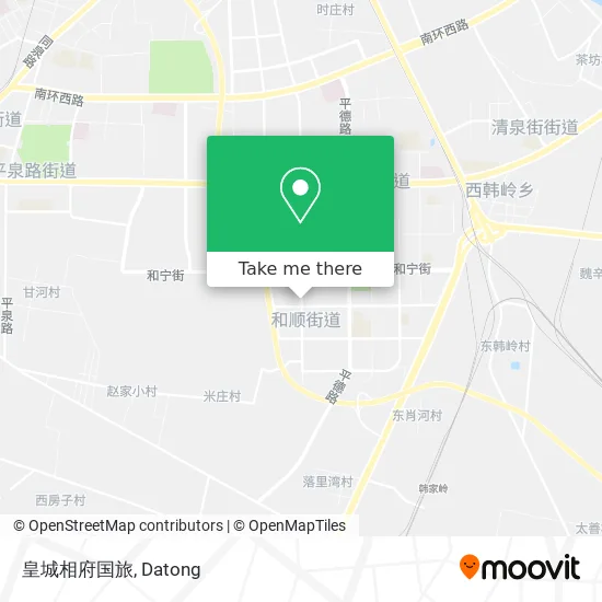 皇城相府国旅 map