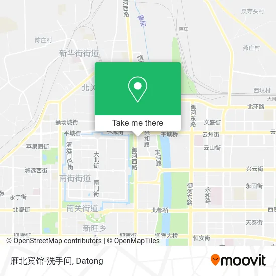 雁北宾馆-洗手间 map