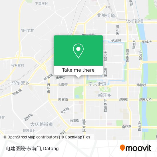 电建医院-东南门 map