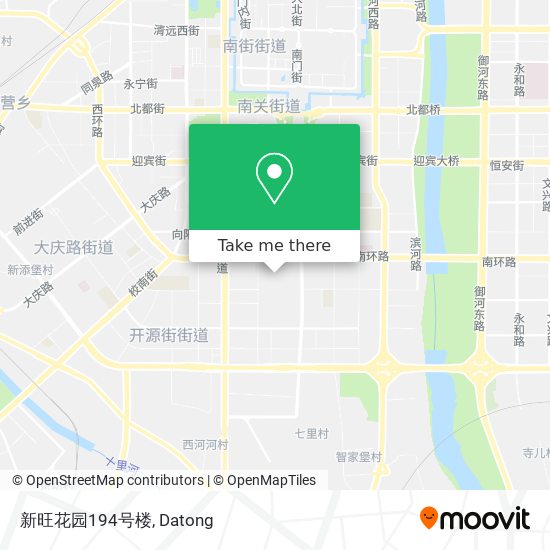 新旺花园194号楼 map
