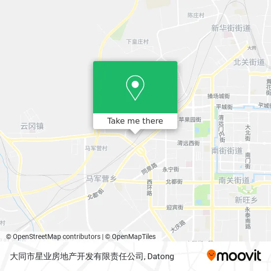 大同市星业房地产开发有限责任公司 map