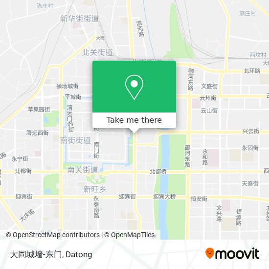 大同城墙-东门 map