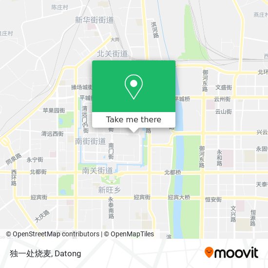 独一处烧麦 map