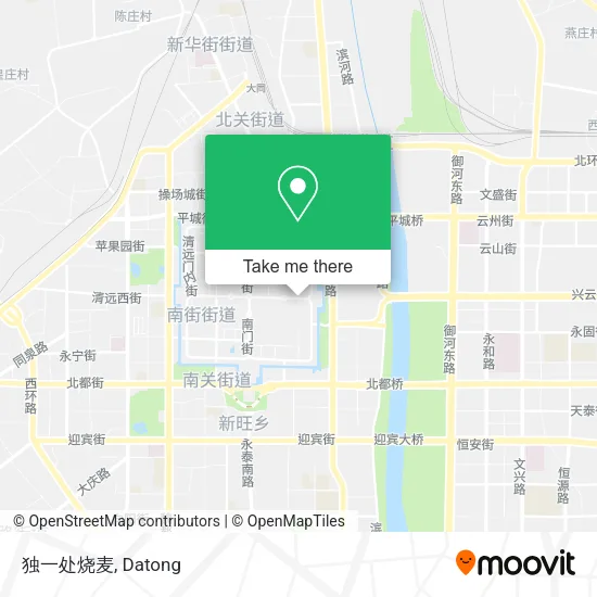 独一处烧麦 map