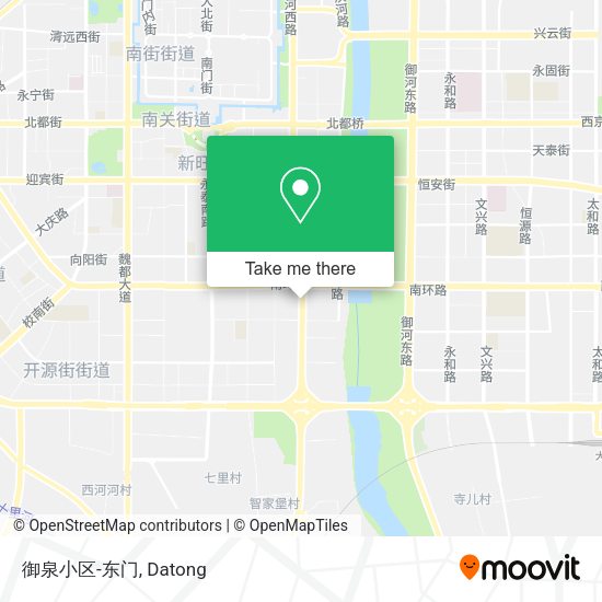 御泉小区-东门 map