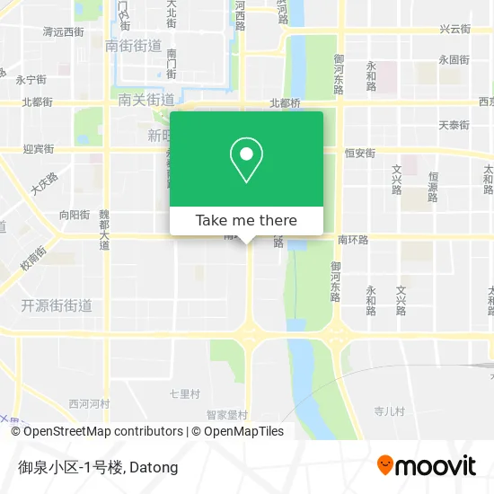 御泉小区-1号楼 map