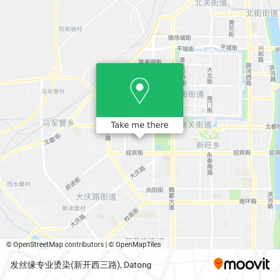 发丝缘专业烫染(新开西三路) map