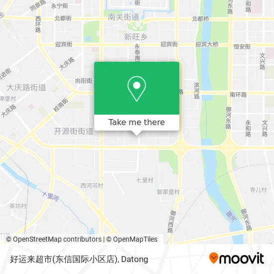 好运来超市(东信国际小区店) map