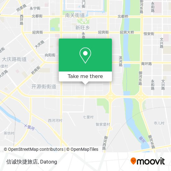 信诚快捷旅店 map