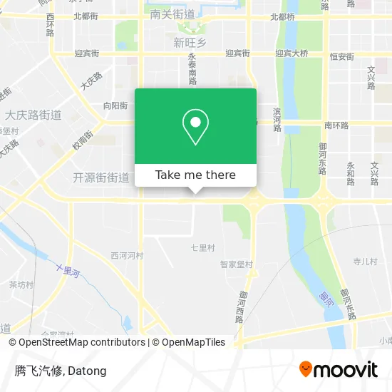 腾飞汽修 map