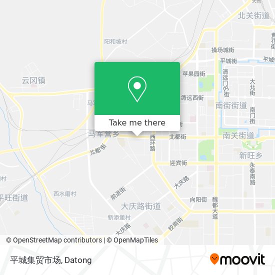 平城集贸市场 map