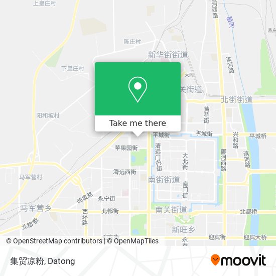集贸凉粉 map