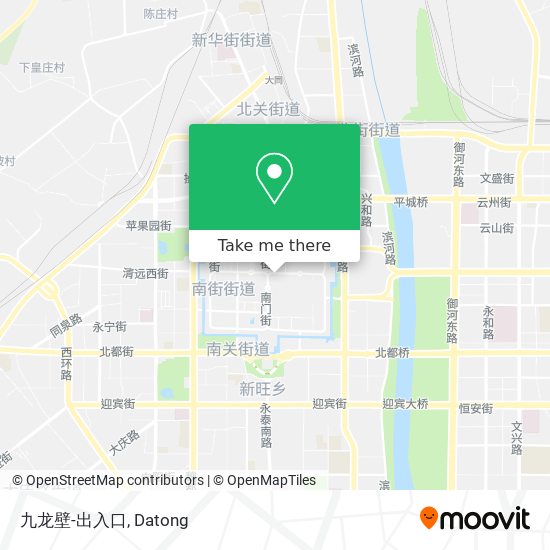 九龙壁-出入口 map