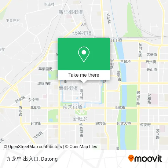 九龙壁-出入口 map