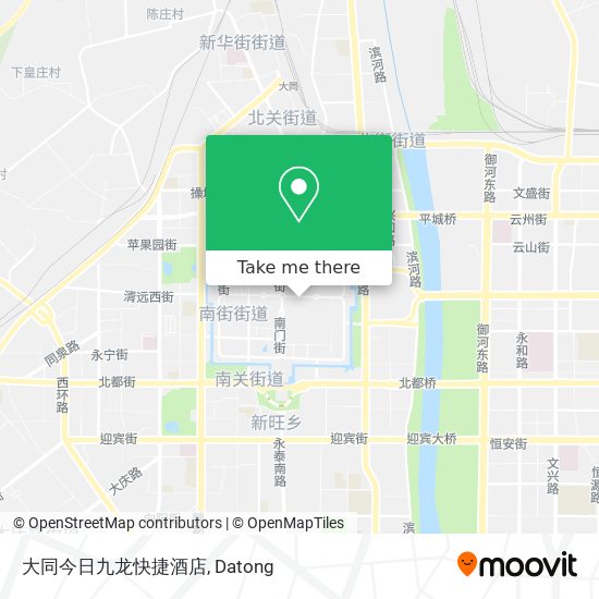 大同今日九龙快捷酒店 map