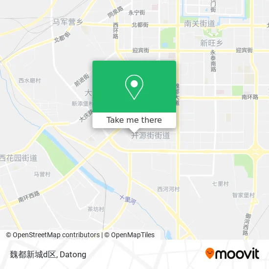 魏都新城d区 map