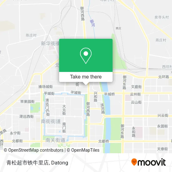 青松超市铁牛里店 map