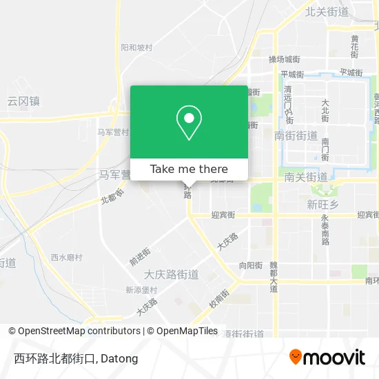 西环路北都街口 map