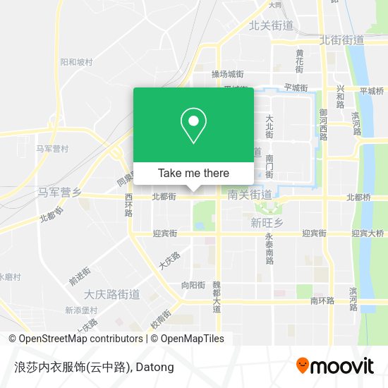 浪莎内衣服饰(云中路) map