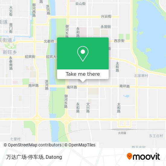 万达广场-停车场 map