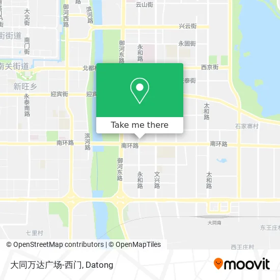 大同万达广场-西门 map