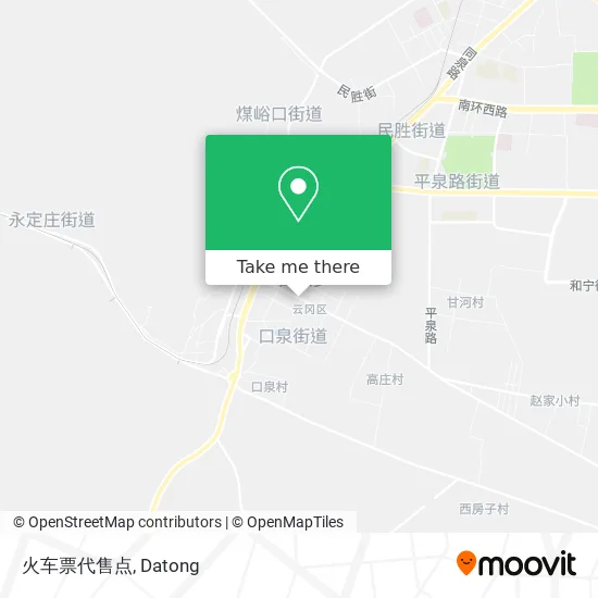火车票代售点 map