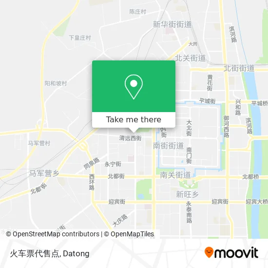 火车票代售点 map