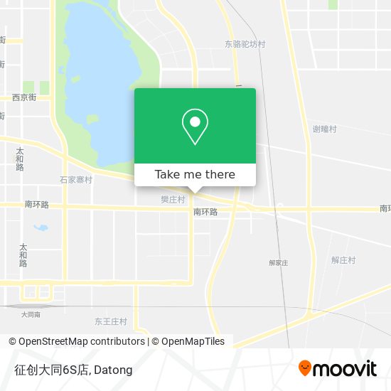征创大同6S店 map