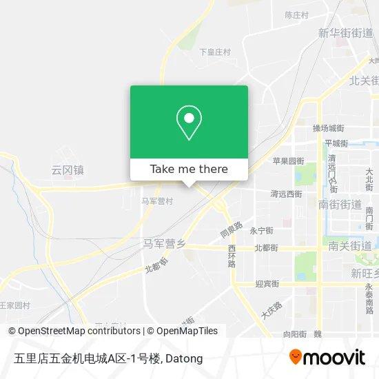 五里店五金机电城A区-1号楼 map
