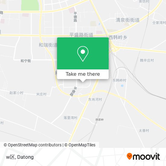 w区 map