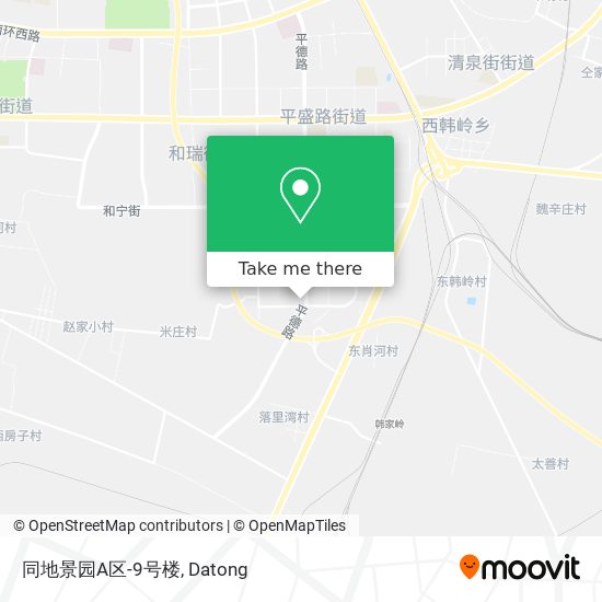 同地景园A区-9号楼 map