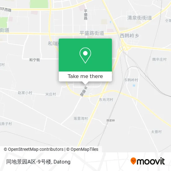 同地景园A区-9号楼 map