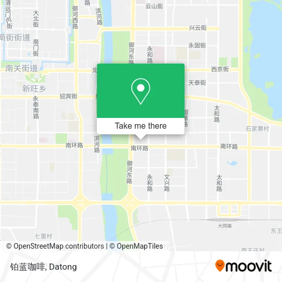铂蓝咖啡 map