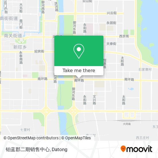 铂蓝郡二期销售中心 map
