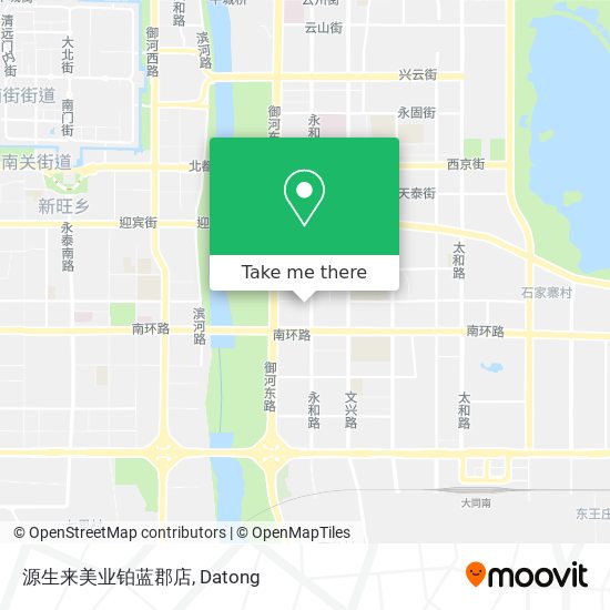 源生来美业铂蓝郡店 map