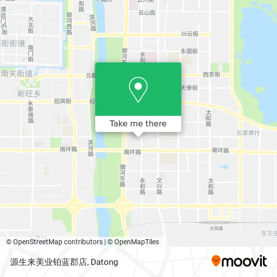 源生来美业铂蓝郡店 map