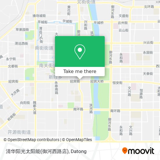 清华阳光太阳能(御河西路店) map