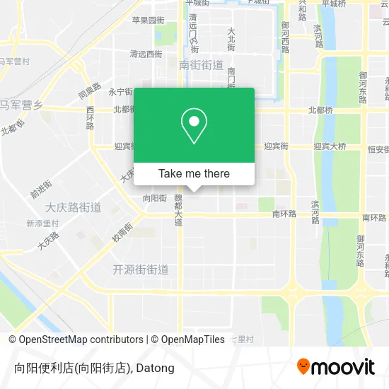 向阳便利店(向阳街店) map