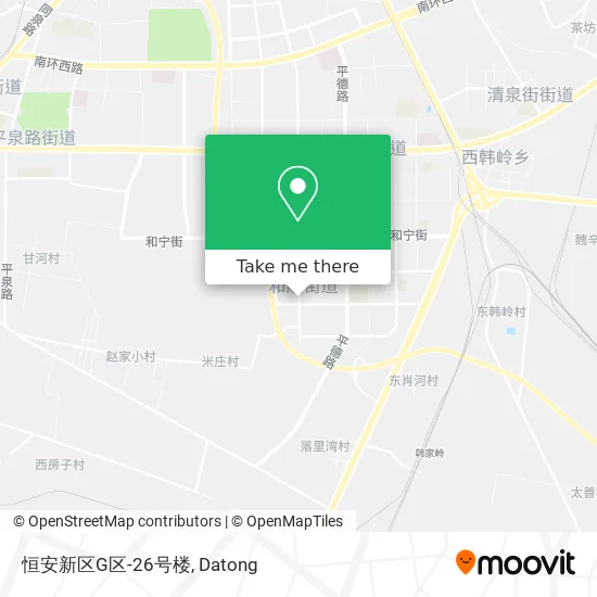 恒安新区G区-26号楼 map