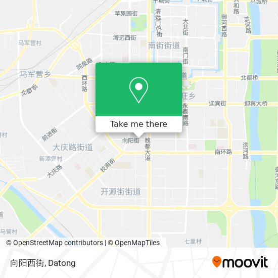 向阳西街 map