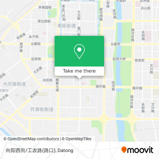 向阳西街/工农路(路口) map