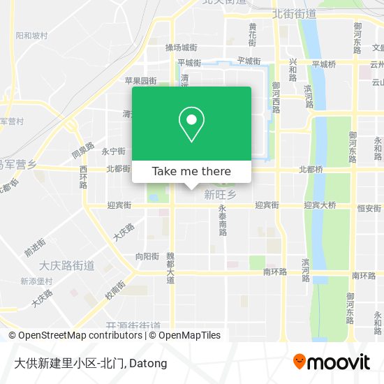 大供新建里小区-北门 map