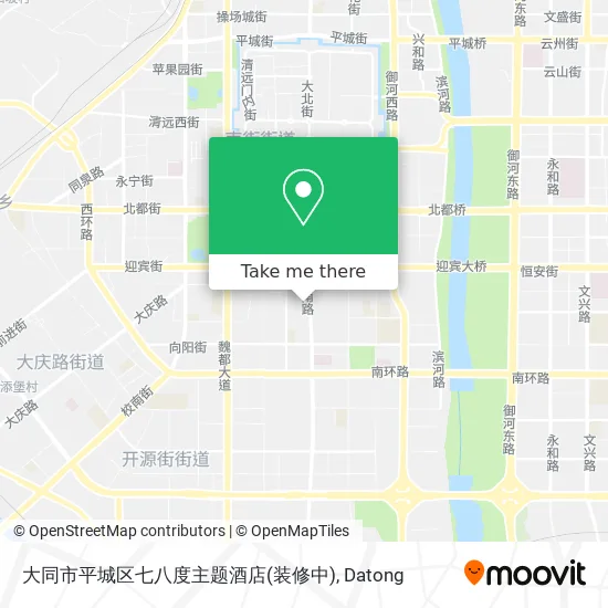 大同市平城区七八度主题酒店(装修中) map