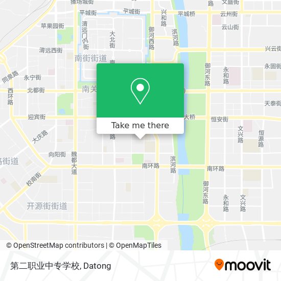 第二职业中专学校 map