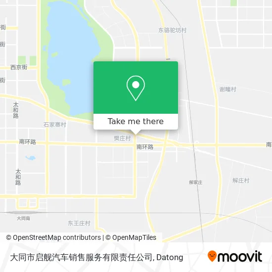 大同市启舰汽车销售服务有限责任公司 map