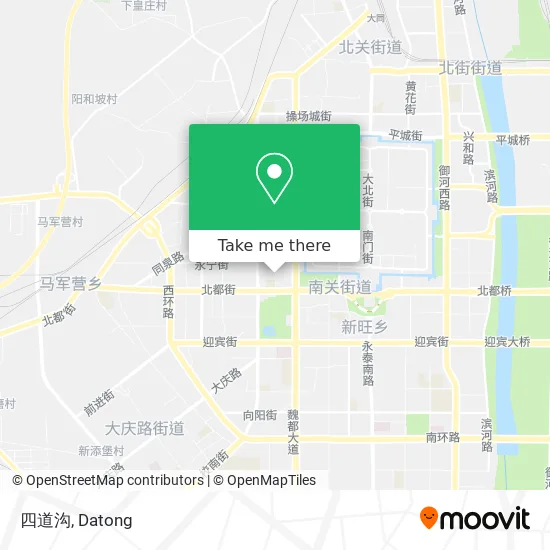 四道沟 map